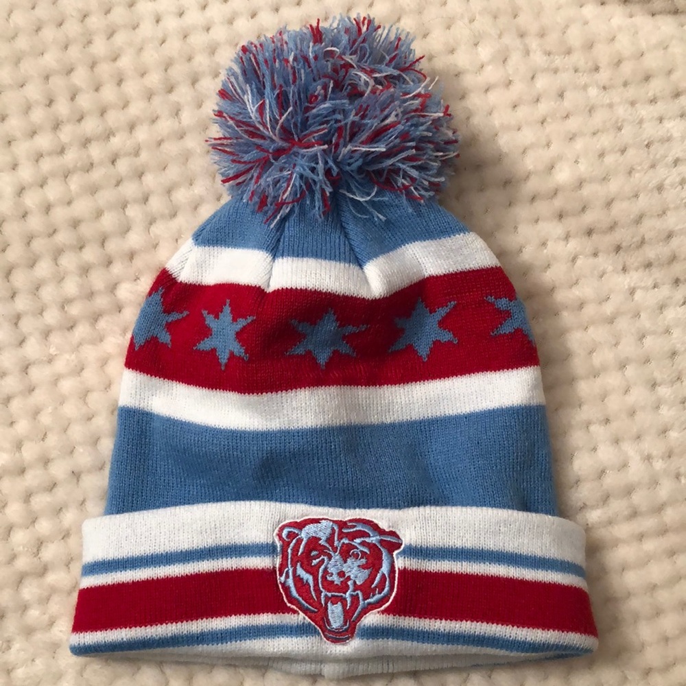 Chicago Bears Pom Beanie